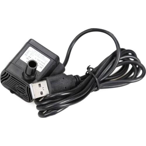 USB Mini Ultra Low Noise Aquarium Submersible Pump Fish Tank Fountain Small Fish Tank Pet Water Dispenser Cylinder Oxygen Pump