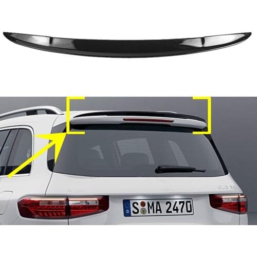 Hatchback Car Air Splitter Spoiler Lip For Mercedes Benz GLB 2020-2024 X247 GLB180 GLB200 GLB220 GLB250 GLB35 AMG LINE Tail Wing