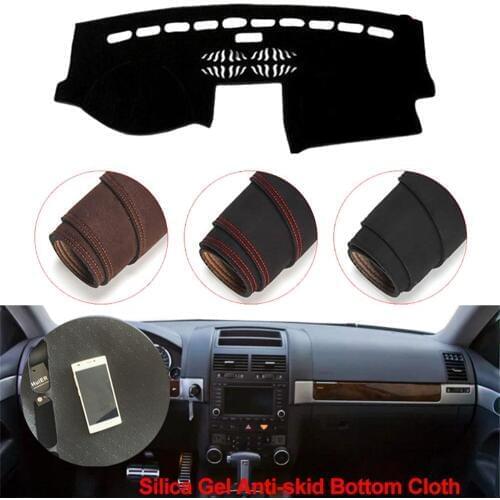 Console Dashboard Suede Mat Protector Sunshield Cover Fit For VolksWagen Touareg 2003-2010
