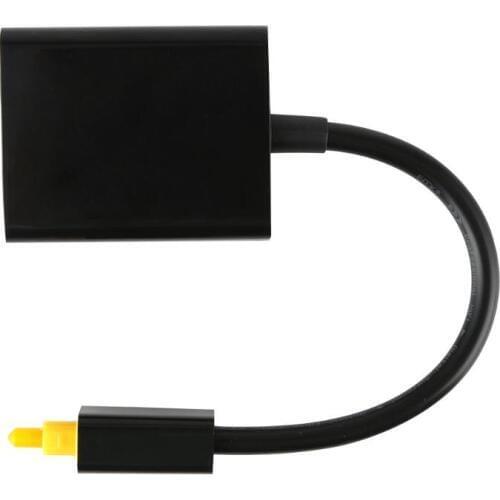 18cm Digital Optical Fiber Audio Cable Splitter Connector Toslink 1 Male to 2 Female Toslink Splitter Adaptor Cable Cord Newst