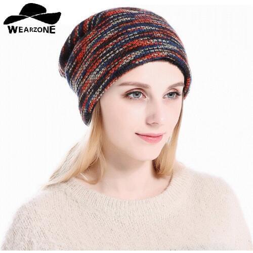 2017 Fashion Unisex Autumn Winter Watch Cap Woman Skullies Knit Beanie Cap Braided Hat skull hats for women