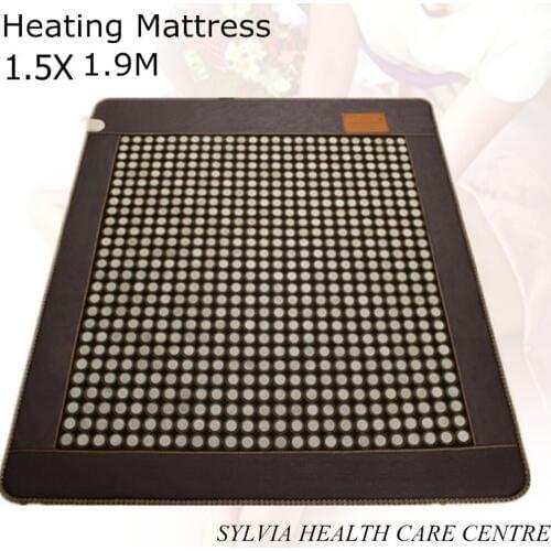 2018 NEW heating tourmaline electronic heat bed jade Physical therapy heat cushion good sleeping mattress 1.5X1.9M/ 59''X74.8