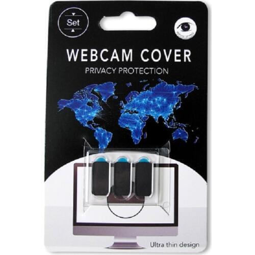 3PCS/ SET 3 IN 1 Ultra Thin Webcam Cover Pro Privacy Protection Shutter Sticker Cover Case for Smartphone Tablet Laptop Desktop