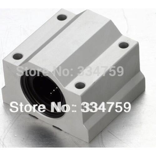 4pcs/lot SC6UU SCS6UU 6mm linear guide Linear axis ball bearing block with LM6UU bush, pillow block linear unit for CNC part