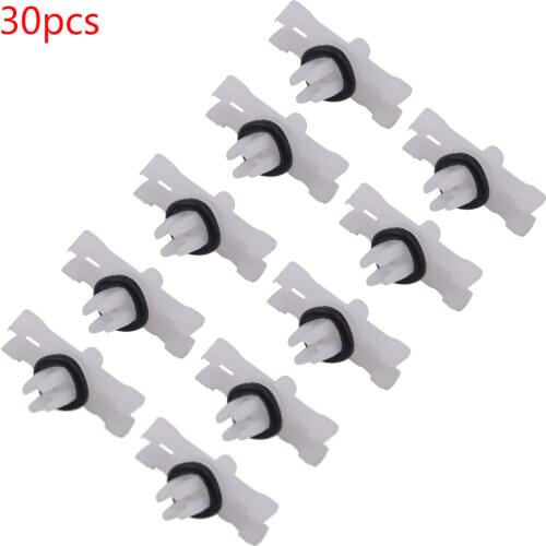 51138204858 51134501967 30pcs Roof Ledge Rain Gutter Moulding Trim Fastener Clip Fit For BMW 3 Series E46 1998 1999 2000-2014