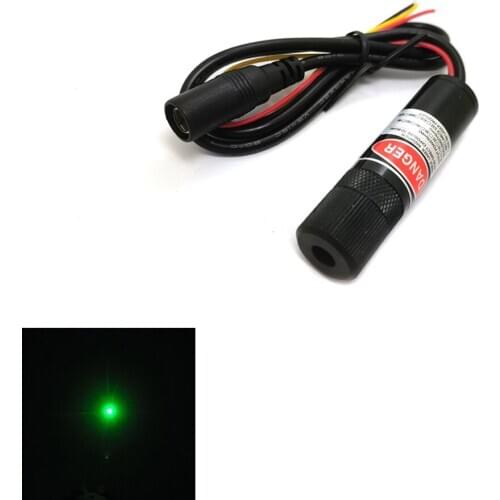 520nm 1mW 5mW 10mW 20mW Green Dot Laser Diode Module TTL Signal Modulation Adjustable