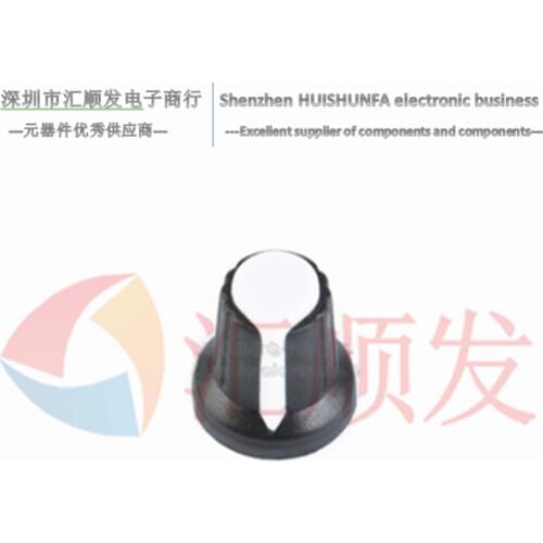 AG2 A-2 Plastic Knob WH148 Knob Potentiometer Knob Hat Applicable to 6mm Plum Blossom Handle