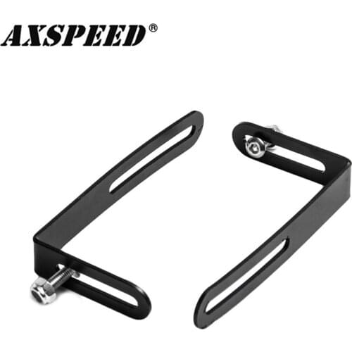 AXSPEED RC Car Metal Anti-collision Rear Bumper Girder Pressing Tablet for 1/10 RC Crawler Axial SCX10 Upgrade Parts
