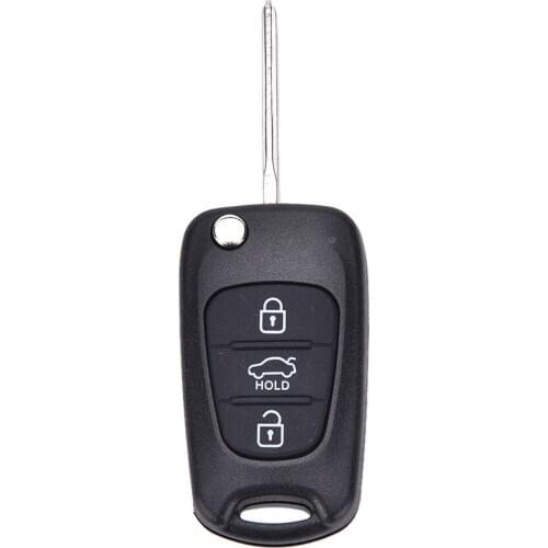 3 Button Replace Flip Key Shell fit for KIA Rondo Sportage Soul Rio Remote Case