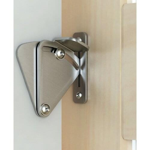 DIYHD barn door lock stainless steel barn door latch black barn door lock for sliding barn door