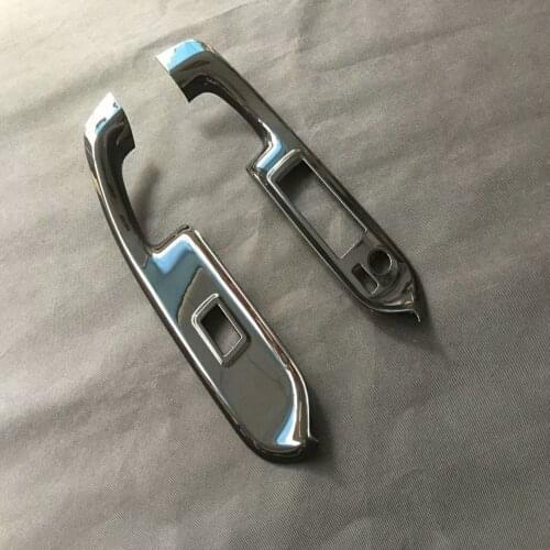 For Toyota Voxy Noah 2014-2018 2019 Car Inner Front Door Window Lift Buttons Switch Cover Panel Trim Decoration Accessories RHD