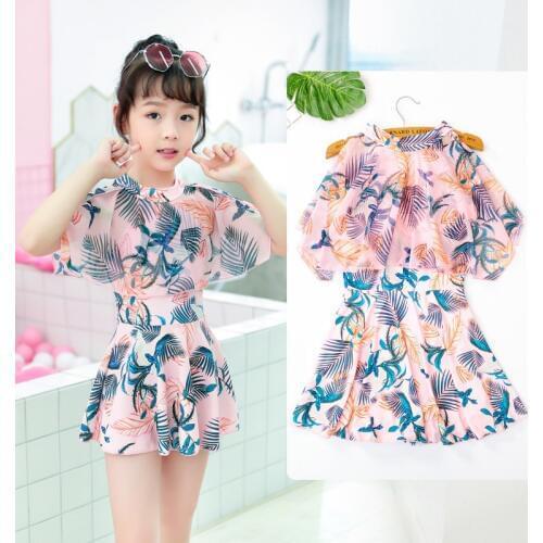 Swimsuit For Girls Kids 2020 Swimwear Girl Swimming Suit Bathing Suits Skirt Baby Korea Zhongda Children Princess Animal