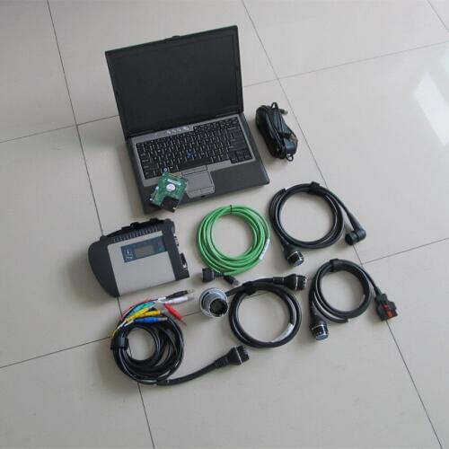 Mb star diagnose c4 with for dell d630 second hand laptop ram 4g newest software 2020.12 win7 hdd 320gb full set high quality