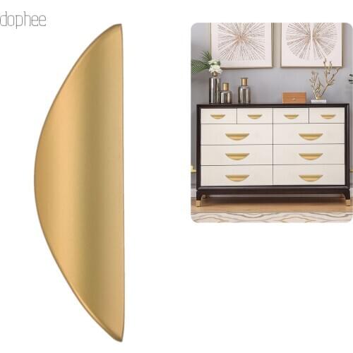 Dophee 1pc 96mm Cabinet Pulls Furniture Handles Kitchen Door Handle Copper Drawer Cupboard Handle Drawer Nordic American Pull