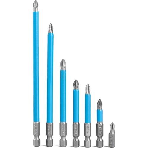 20/50/65/70/90MM Cross Non-slip Drill Bits Batch Head PH2 Screwdriver Set Strong Magnetic Wind Batch Head Screwdriver Head Bits