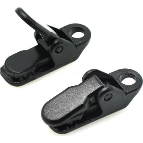 Plastic ID Card Name Tag Holder Badge Garment Clip Black For Backpack Cord Lanyard New Arrivals