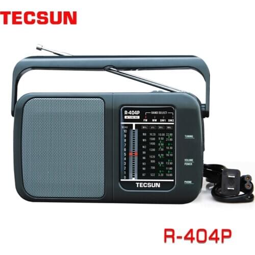 TECSUN R-404P Fm Radio DSP receiver FM/SW/MW High Sensitivity Radio Receiver With Speaker Portable Radio