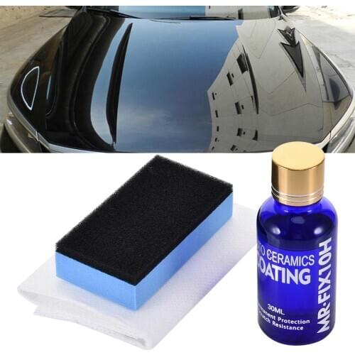 Hardness 10H super Hydrophobic 30ml Car Glass Coating Car Liquid Coat Paint Care Durability Anti-Corrosion Coating Set