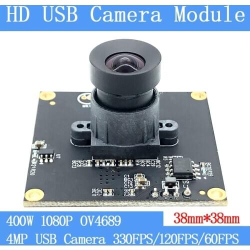 Non Distortion High Speed USB Camera Module 330FPS 4MP Full HD 1080P UVC Surveillance Webcam For Android Linux Windows