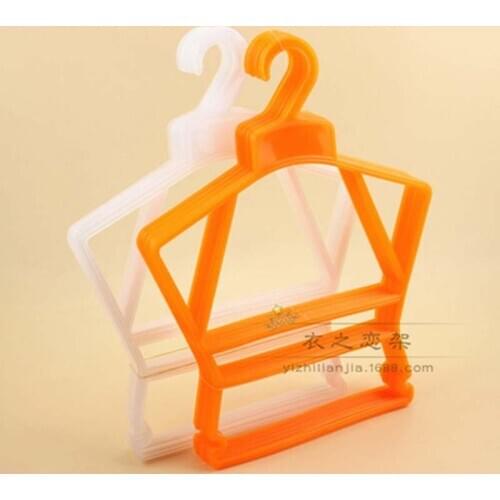 5 PCs Plastic Childrens Clothing Hanger One-Piece Suit Baby Child Children Infant Clothes Hanging Clothes Rack