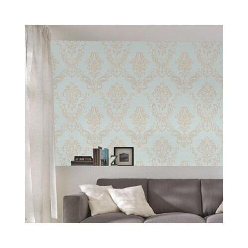 European Style Big Flower Wallpaper Bedroom Living Room 3D Modern Embossed Non-woven Decoration Background