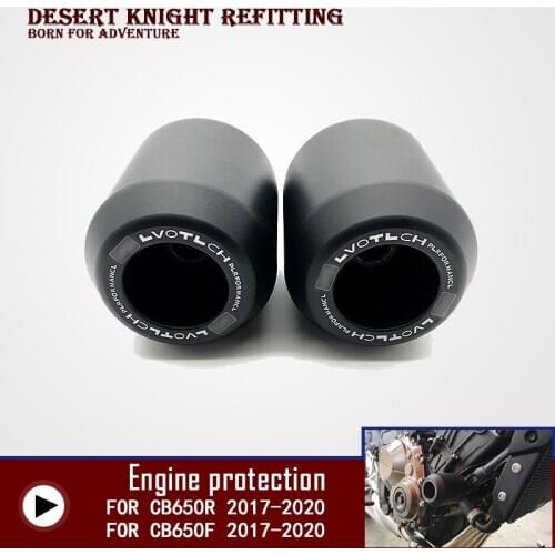 Suitable For Honda CB650R CB650F 17-20 Years Refitted Motorcycle Engine Anti Drop Ball And Anti Drop Stick Protection Ball