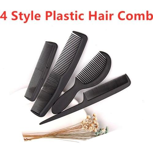 1PC/4PCS Professional Haircut Plastic Hair Comb Straight Hair Brush Anti-static Hair Care Styling Tools Mini Hair Brush Comb