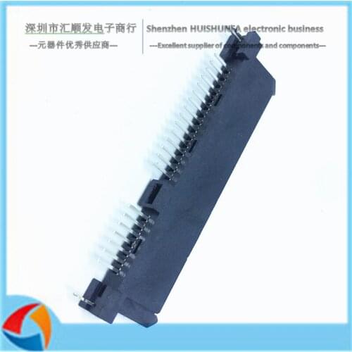 10PCS!!! SATA 7P+15 straight needle SATA socket hard drive socket Type A socket