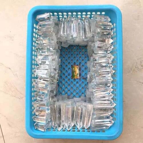 120g RARE NATURAL CLEAR \Stone Inside Stone \ Quartz Crystal Point Healing