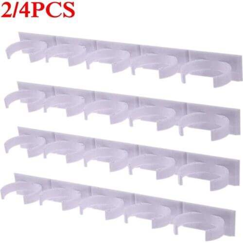 2/4 Pcs Bottle Rack Plastic Organizer Rack Wall Mount Ingredient Spice 5 Cabinet Kitchen Cabinet Door Hooks Jars Spice Holder