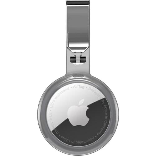 For Apple Airtags Case Transparent High Quality Protective Sleeve For Apple GPS Locator Tracker Anti-lost Keychain Clear Cover