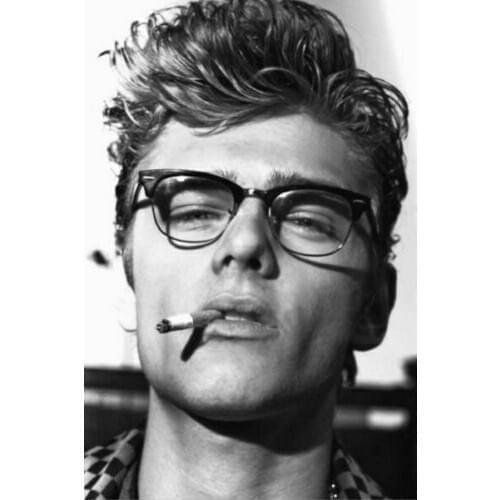 F017 Jame Dean Smoke Cigarettes Movie Star Silk Cloth Poster Art Bedroom Decoration