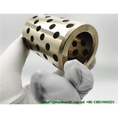 JDB4520/4530/4535/4540/4545/4550/4560/4570/4580 Graphite Copper Oilless Bearings, Self-lubricant impregnated graphite Bushings
