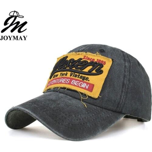 Joymay 2018 NEW ARRIVAL Spring season leisure style western embroidery cotton Snapback Unisex sport outdoor Baseball cap B488