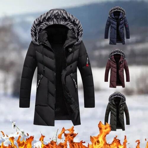 KANCOOLD Men's Parkas With A Hood