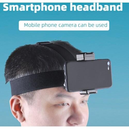 Head Mount Strap for Mobile Phone iPhone Samsung Huawei Galaxy Action Camera Clip Bracket Universal Adapter Accessories