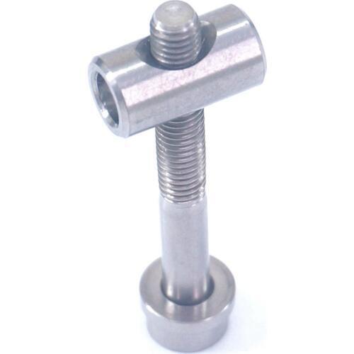 M5x40mm Golden GR5 Titanium Alloy Screw Bolt & Washer & Barrel Nut For Bicycle Seat Post