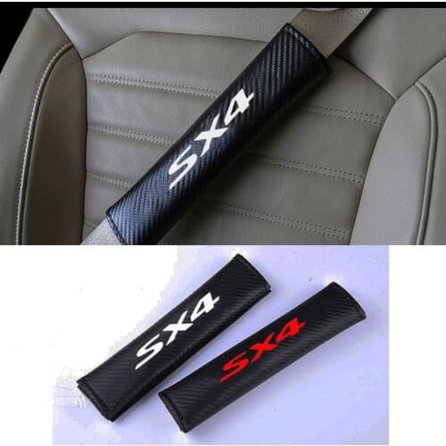 PU Fashion Car Seat Belt Cover Car Seat belt shoulder Pads For Suzuki Sx4