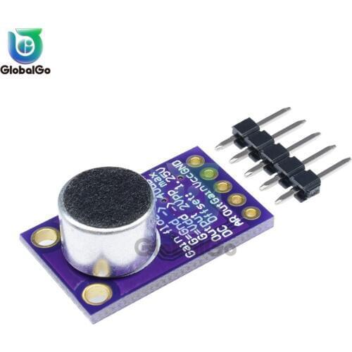 MAX9814 Microphone Amplifier Board Module Auto Control for Arduino Programmable