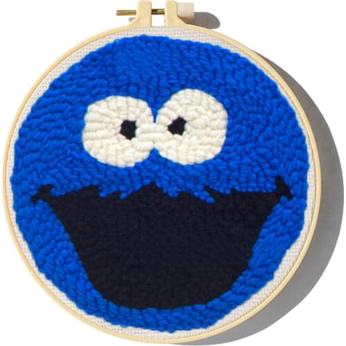 Punch Needle Starter Kits Soft Yarn Punch Needle Embroidery Kit Easy Embroidery Set Needlework Wool Work Home Decor