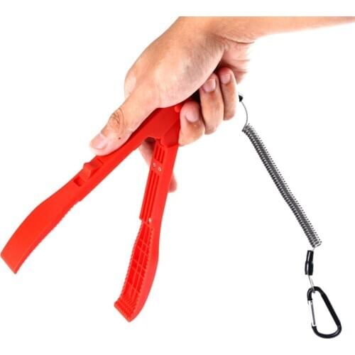 Outdoor Plastic Fishing Pliers Gripper Hand Controller Fish Body Grip Clamp Grabber Tool