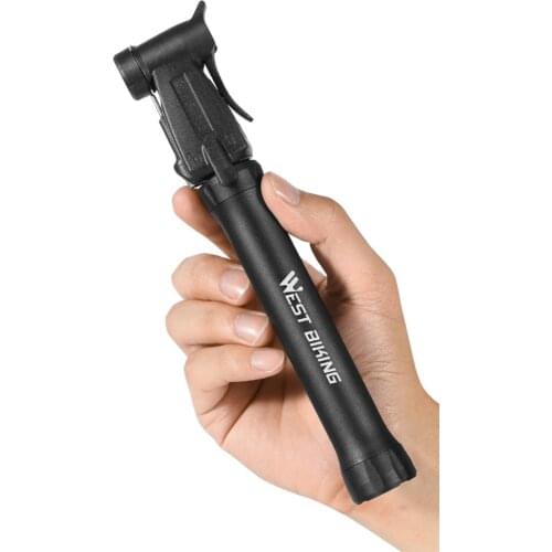 Hand Mini Bicycle Pump Tire Air Inflator Schrader Presta Valve Ball Needle Hose MTB Accessories Portable Bike Pump Excellently