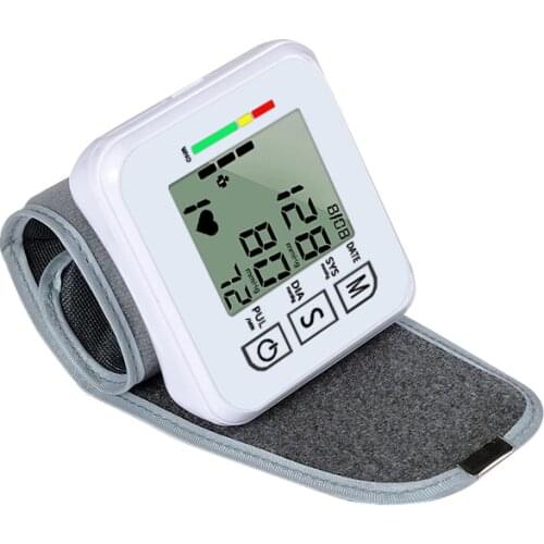 USB LCD Digital Blood Pressure Monitor Upper Arm Tonometer BP Heart Rate Measurement/Arrhythmia Detector Personal Home Health