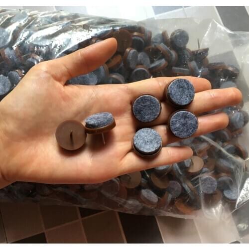 Pack of 100pcs )Felt Foot Pad Skid Glide Nail Protector Furniture Chair Table Leg 18mm/ 20mm /22mm