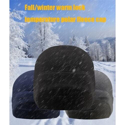Winter Cycling Cap Windproof Keep Warm Ski Cap Running Skiing Riding Thermal Fleece Hat Bike Bicycle Cap Cycling Headwear