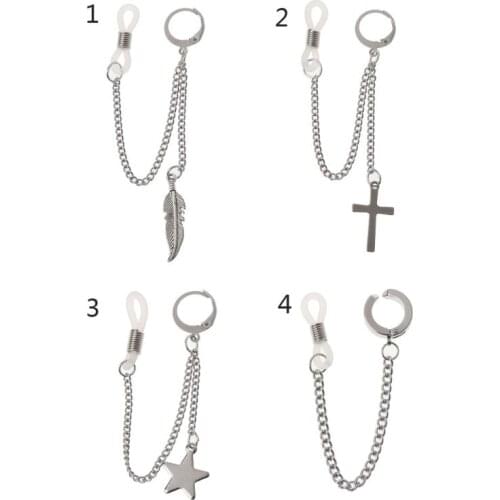 1 Pc Stainless Steel Anti-Lost Earphone Accessories Unisex Earrings for Airpods Pro 1/2 For Airpods Case Earring Jewerly