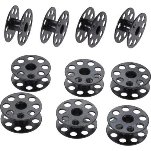 10PCS 25mm Black Sewing Machine Bobbins Walking Foot For Industrial Single Needle Sewing Machines Carbide Steel
