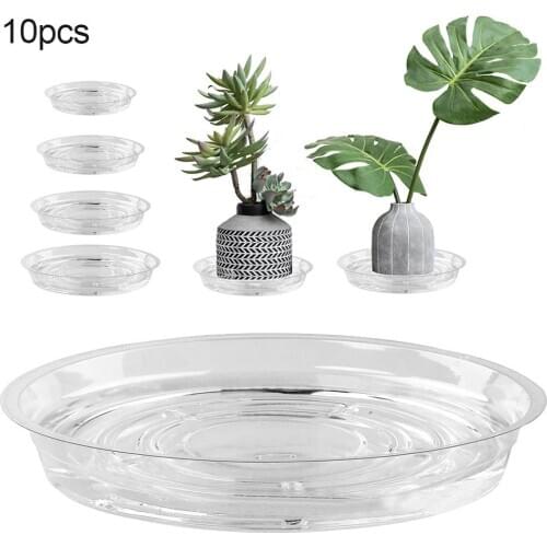10Pcs Plastic Home Garden Flower Pot Plant Labels Tags Planter Tray Saucers FlowerPot Tray planter planter for flowers plant pot