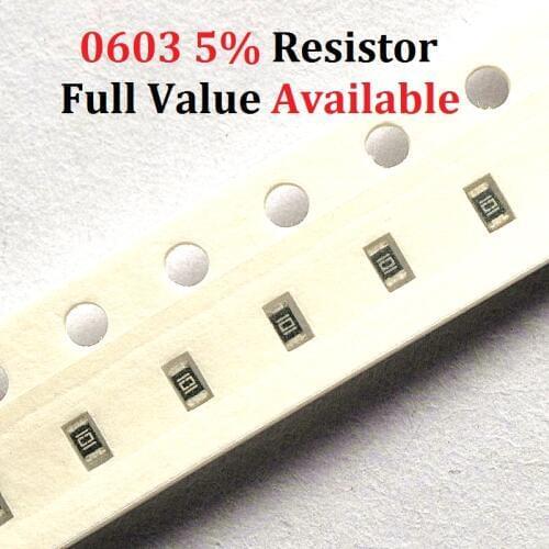 200PCS/lot SMD Chip Resistor 0603 3.3K/3.6K/3.9K/4.3K/4.7K/Ohm 5% Resistance 3.3/3.6/3.9/4.3/4.7/K Resistors 3K3 3K6 3K9 4K3 4K7