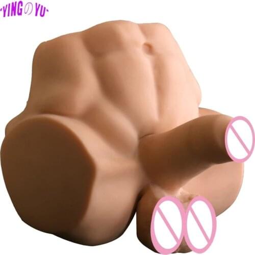 3D Realistic Silicone Men Ass Big Dildo Huge Penis Artificial Pussy Anal Sex Toys for Women Female Masturbator Erotic Products